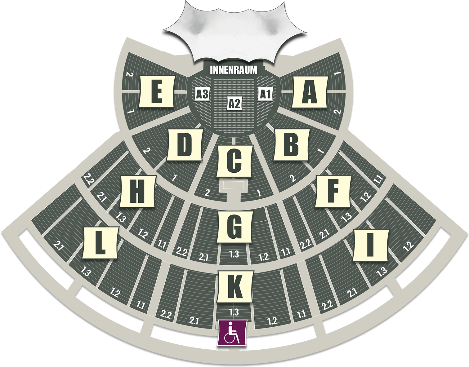 Waldbühne Berlin | Seating Plan